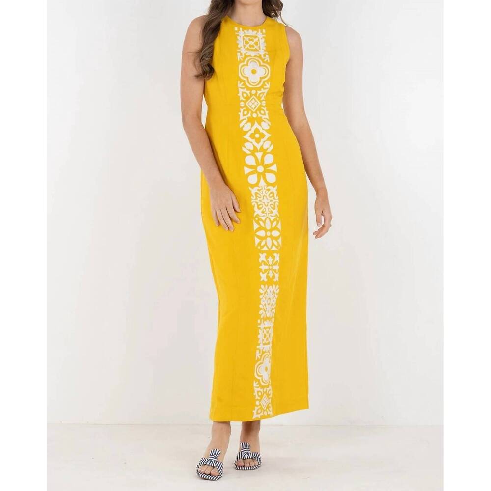 NEW EMILY MCCARTHY hepburn maxi dress in golden hour